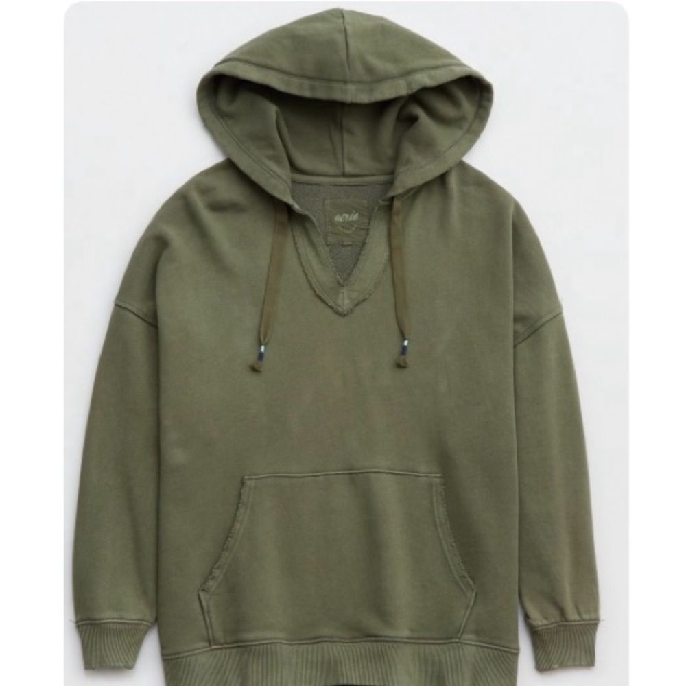 Aerie Women's Olive Green Hoodie